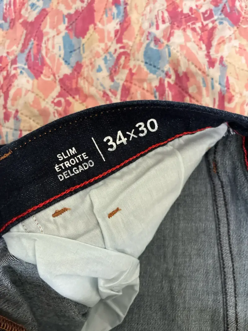 Jeans Tommy azul oscuro nuevos - 4