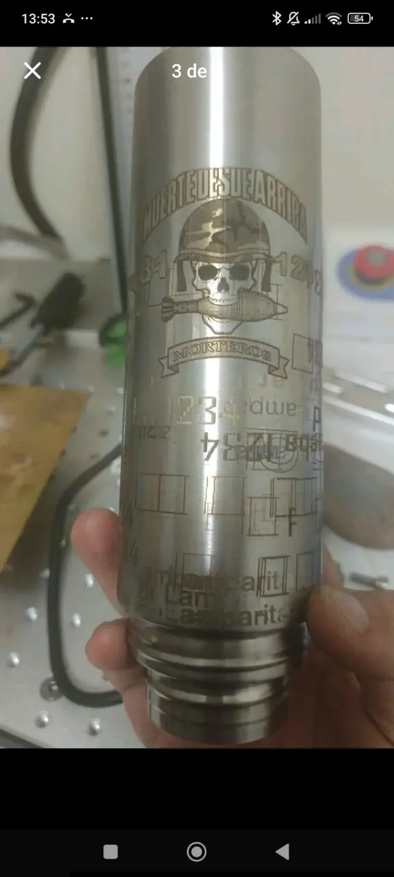 Láser fibra, 30watt con laptop - 3