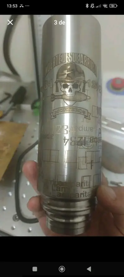 Láser fibra, 30watt con laptop - miniatura 3