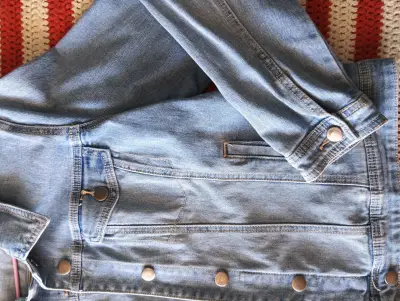 Chaqueta vaquera denim azul - miniatura 4