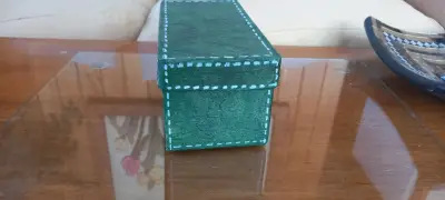 Caja decorativa verde - miniatura 6