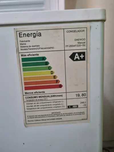 Freezer dual horizontal Daewoo blanco - miniatura 6