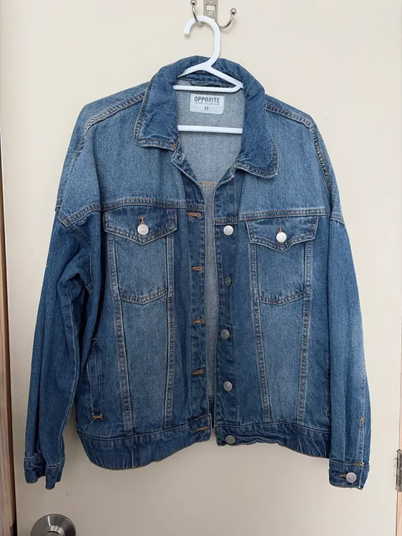 Chaqueta de mezclilla azul