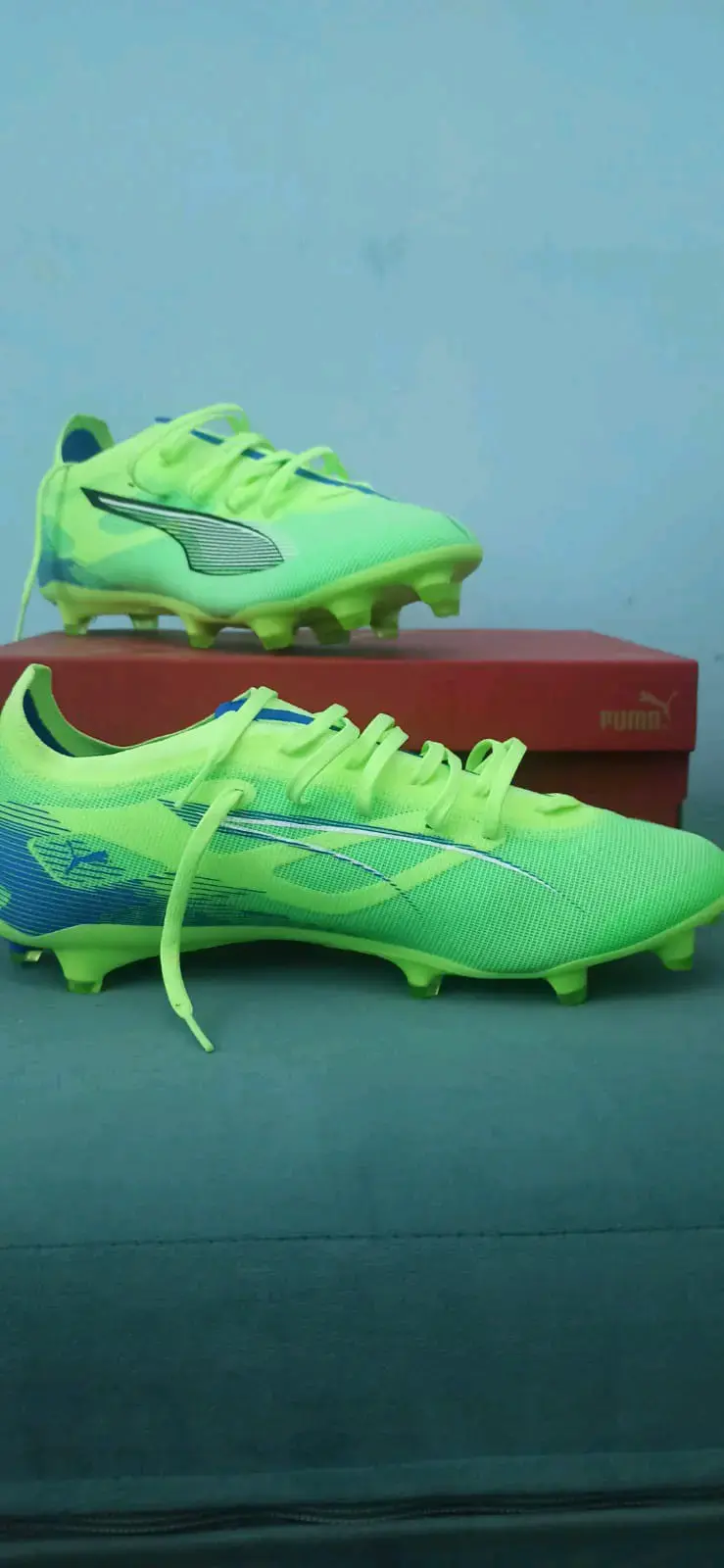 Zapatillas deportivas Puma verde neón - 2