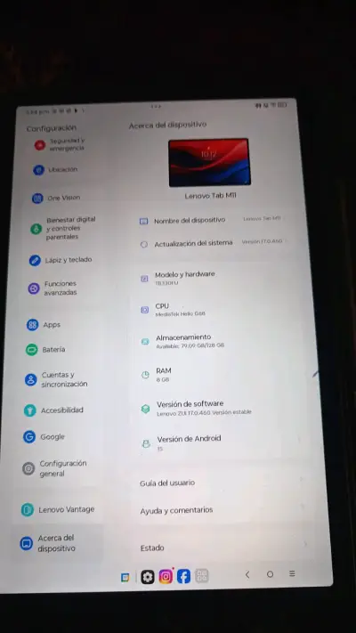 Tablet Lenovo con funda y lápiz - miniatura 2