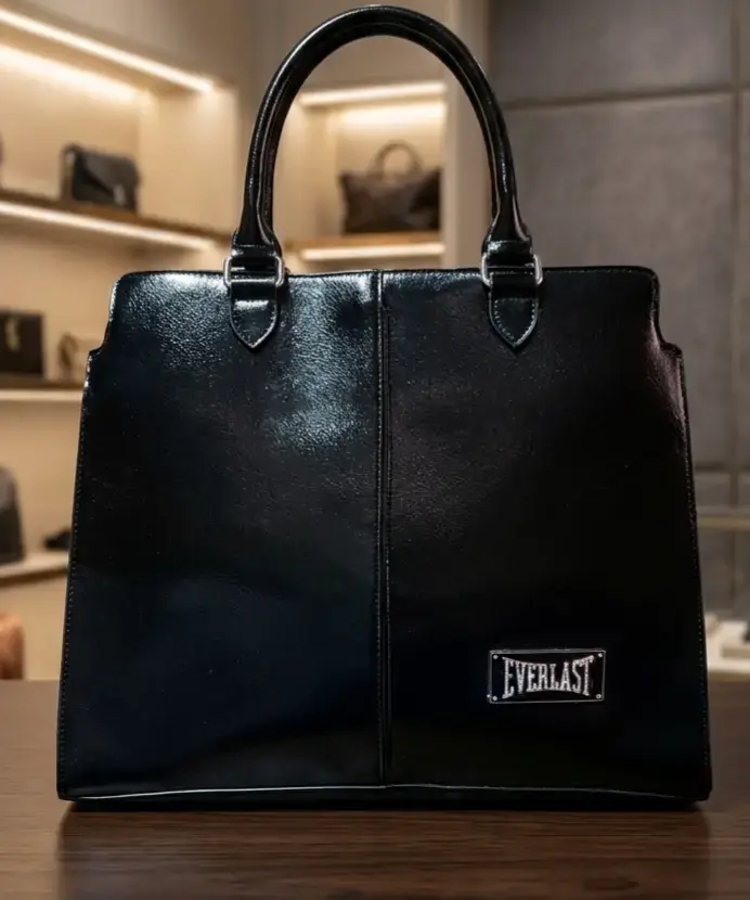 Cartera negra Everlast elegante