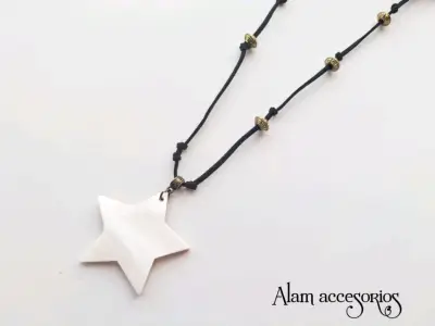 Collar con colgante de estrella XL - miniatura 2