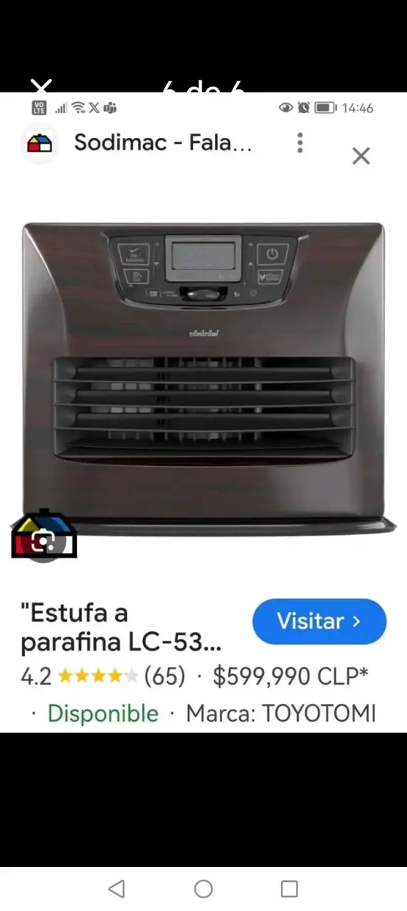 Estufa Toyotomi L-53 - 6