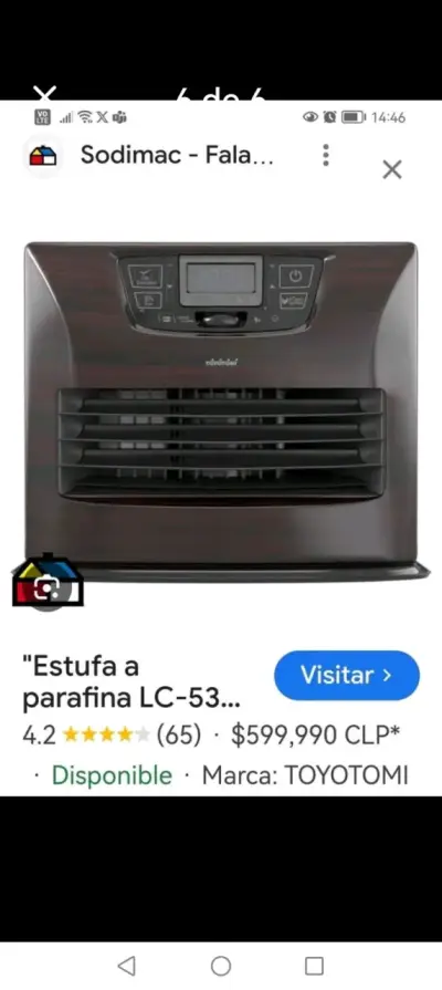 Estufa Toyotomi L-53 - miniatura 6