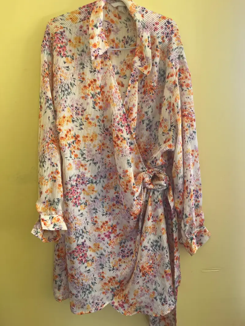 Vestido floreado colorido H&M