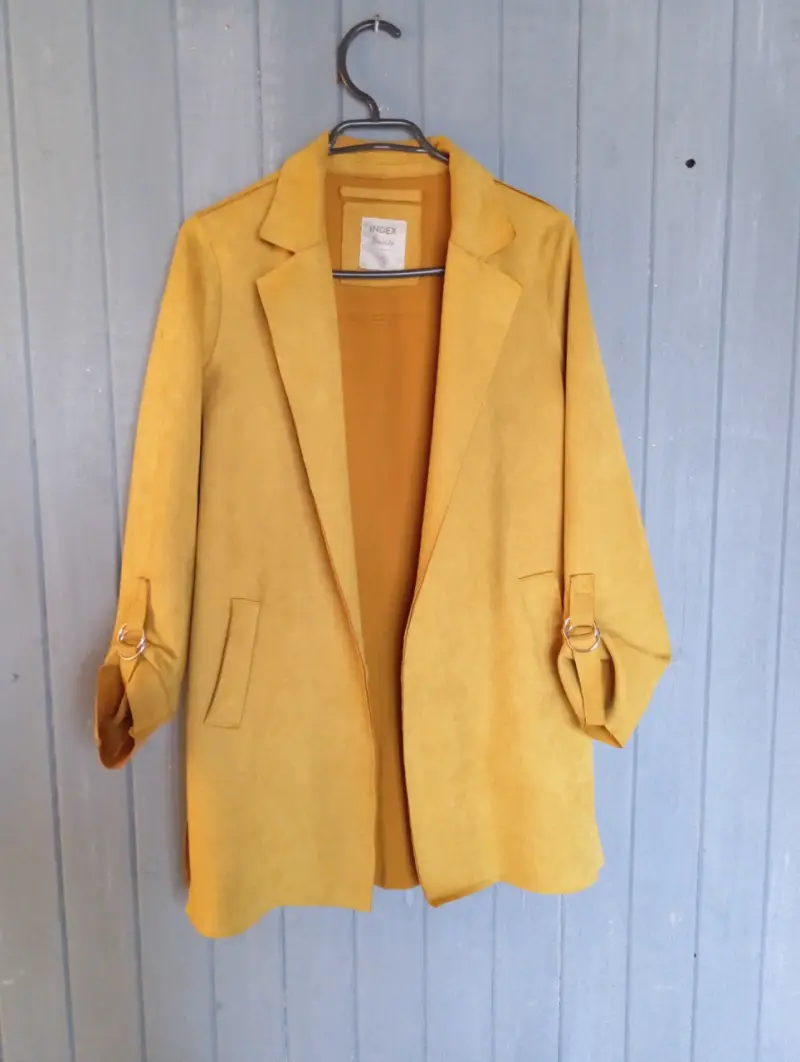 Blazer amarillo mujer