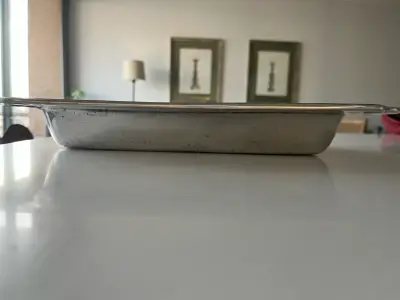Bandeja rectangular de peltre - miniatura 4
