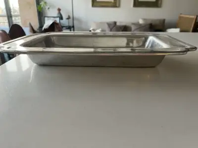 Bandeja rectangular de peltre - miniatura 5