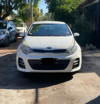 Auto Kia río 5 ex 1.4 2015 blanco - miniatura 1