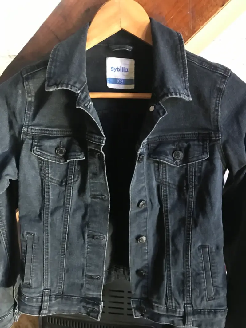 Chaqueta de mezclilla negra Sybilla - 1