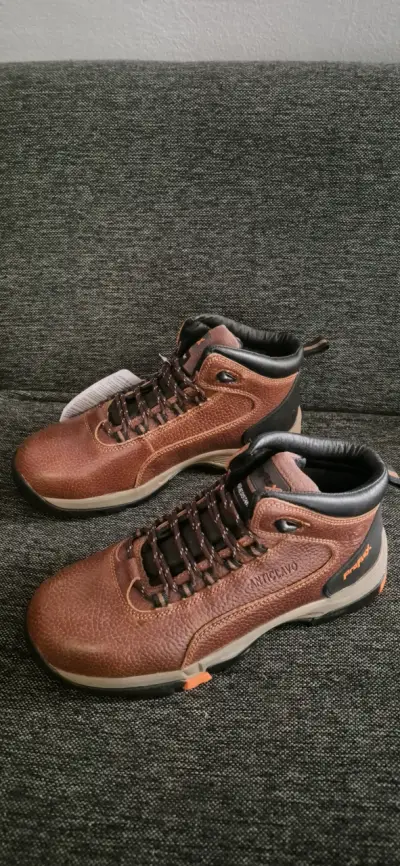 Botines de cuero marrón - miniatura 4