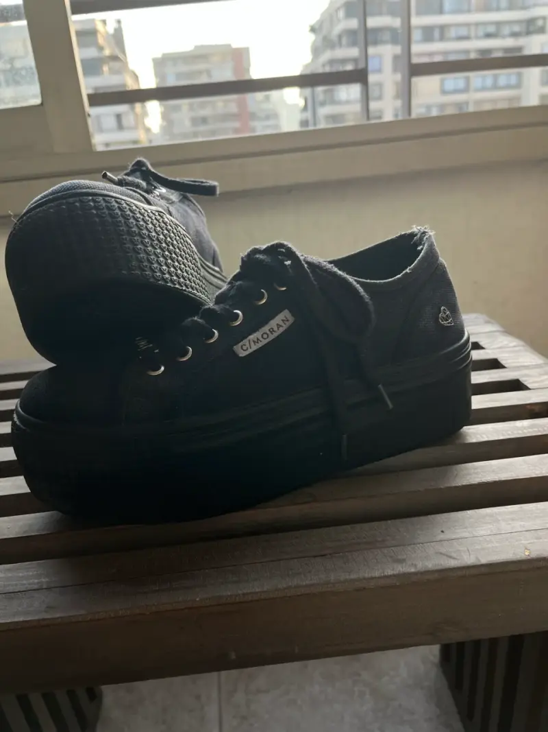 Zapatillas negras plataforma