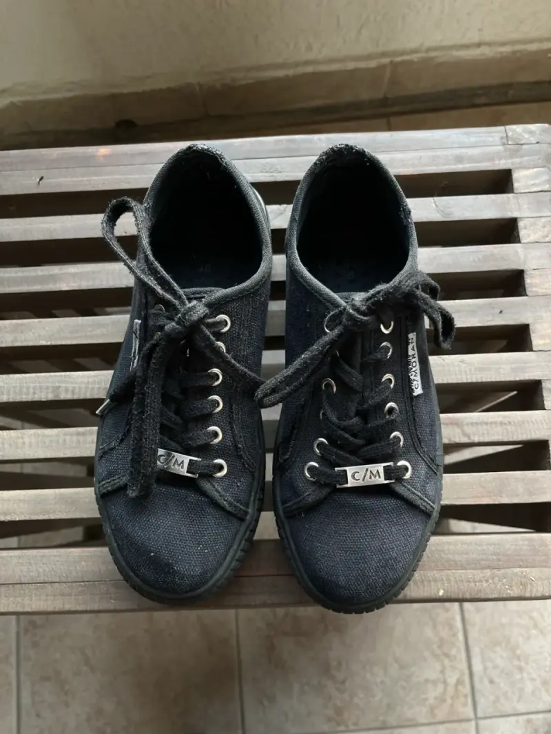 Zapatillas negras plataforma - 2