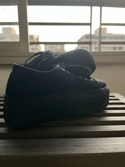 Zapatillas negras plataforma - miniatura 4