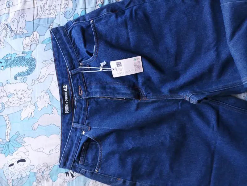Jeans azules de mezclilla talla 42 - 2