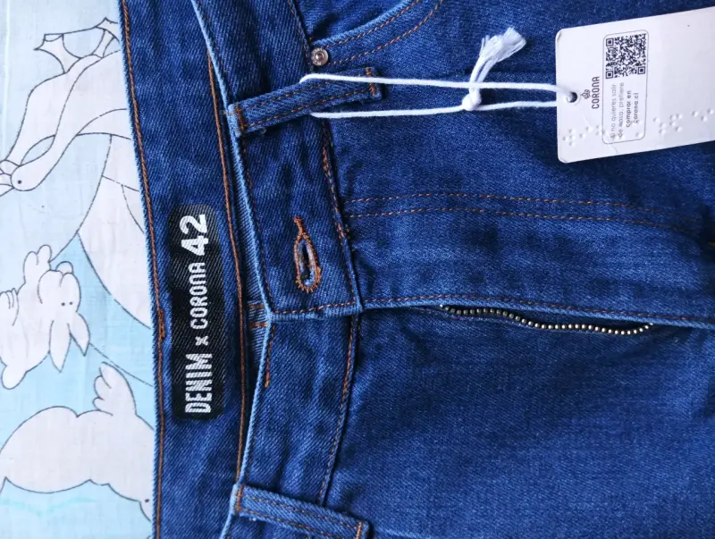 Jeans azules de mezclilla talla 42 - 4