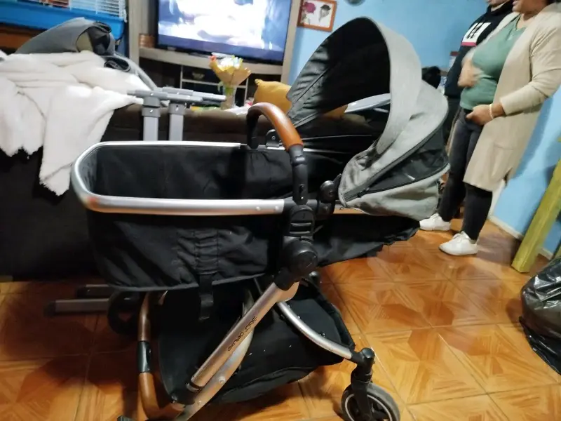 Coche de bebé gris oscuro - 2