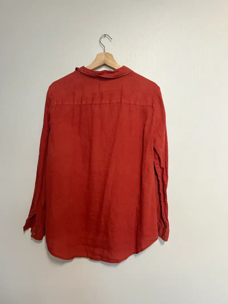 Camisa roja de lino/Umbrale - 3