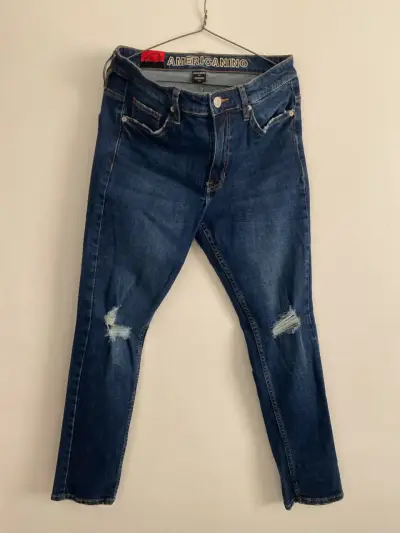 Jeans de  mezclilla azul hombre - miniatura 2