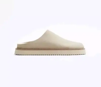 Suecos piel serraje beige - miniatura 3