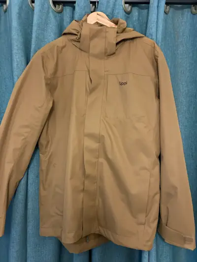 Chaqueta impermeable marrón Lipigas - miniatura 1