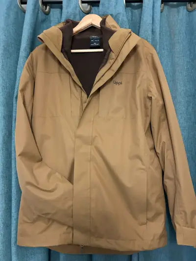 Chaqueta impermeable marrón Lipigas - miniatura 3