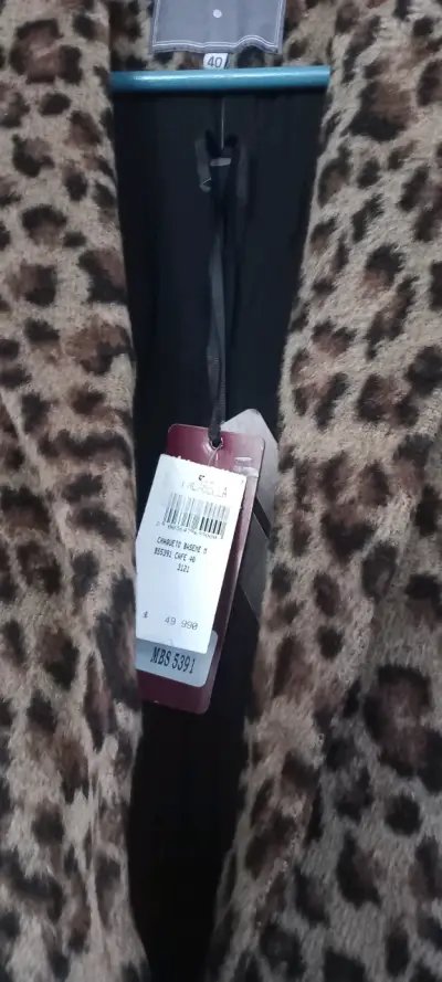 Abrigo animal print mujer - miniatura 5