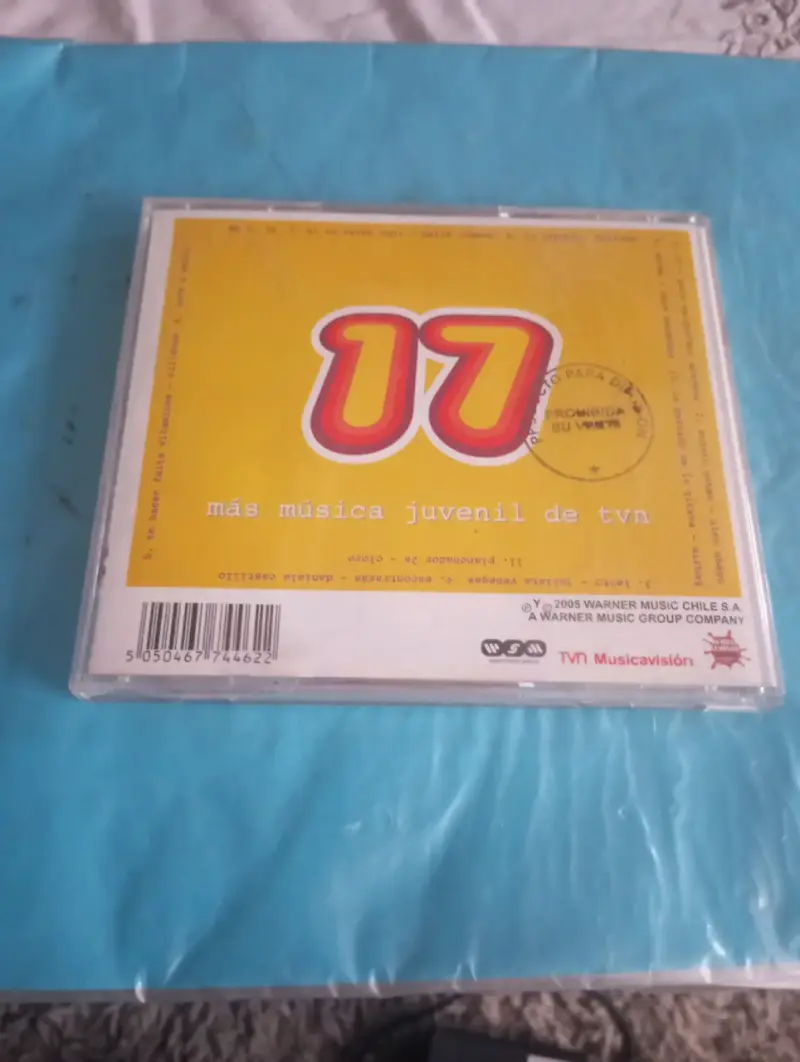 CD BSO "17" MÁS MÚSICA JUVENIL DE TVN (2005) - 2