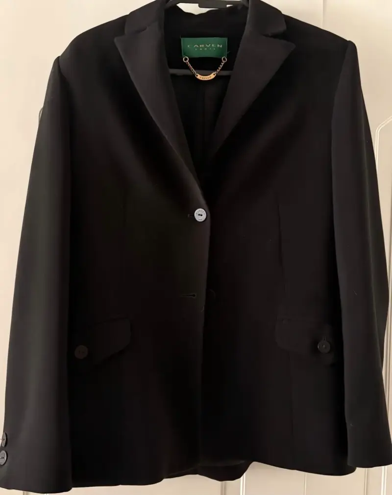Blazer negro Carven para mujer