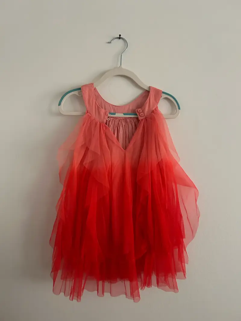 Vestido rojo con lentejuelas - 2