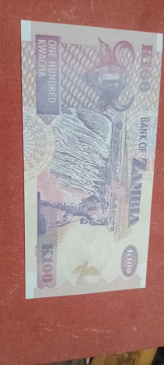 Billete 100 kwacha Zambia 2009 - 2