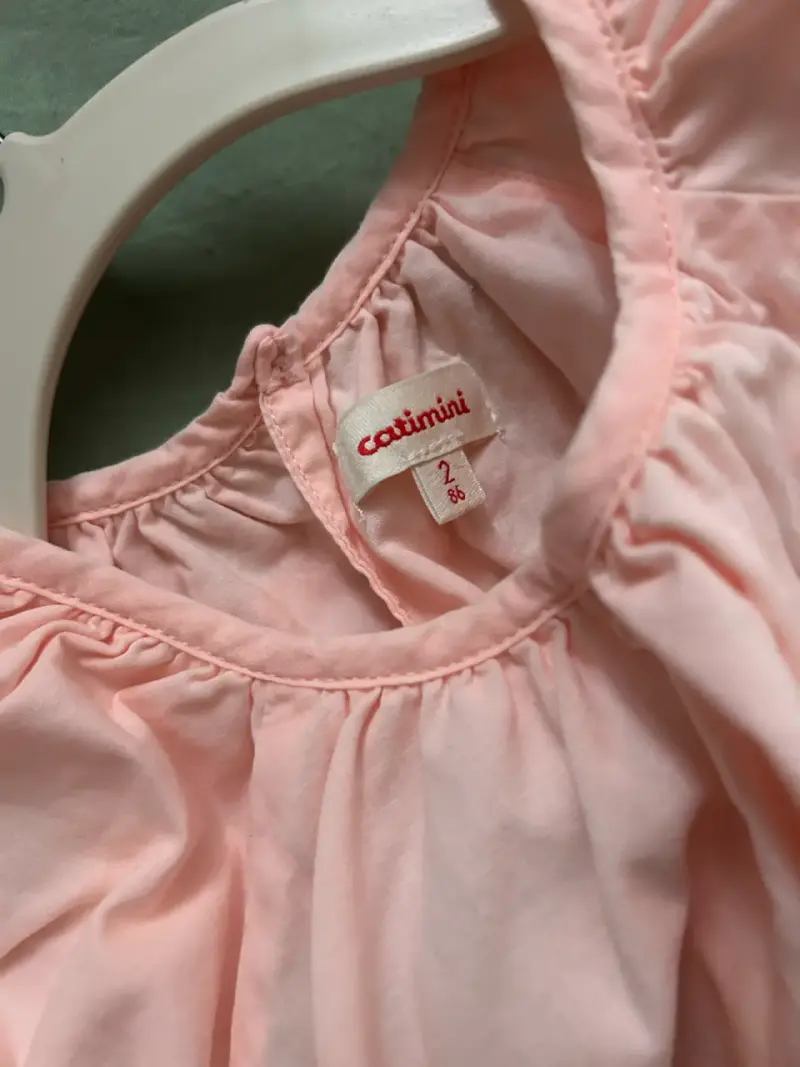 Vestido niña rosa estampado - 24 meses - 6
