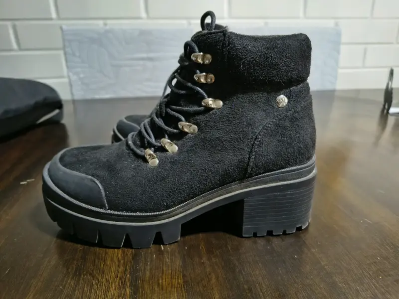 Botines negros de gamuza - 3