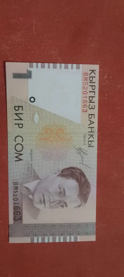 Billete de Kirguistan 1 som 1999 - miniatura 1