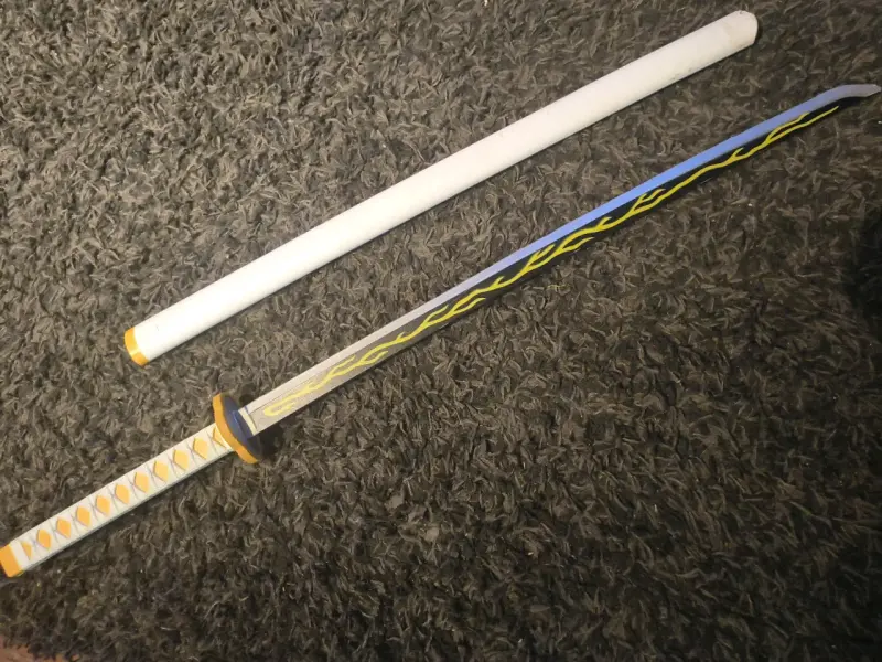Espada japonesa para decoración o cosplay