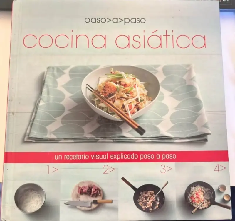Libro de cocina asiática paso a paso