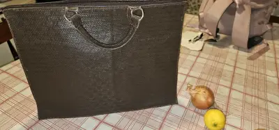 Maletín de cuero marrón - miniatura 1