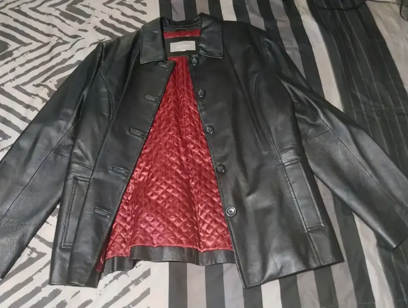 Chaqueta de cuero Croft & Barrow - 4