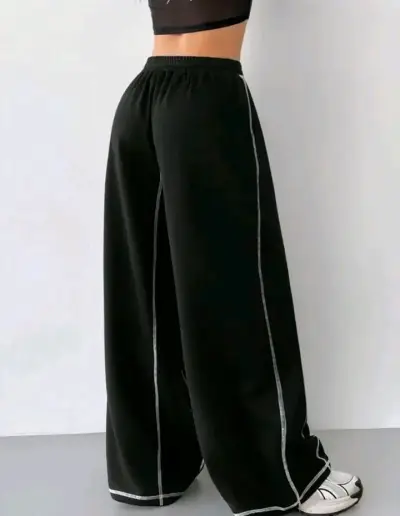 Pantalones anchos negros 'Los Angeles' - miniatura 2