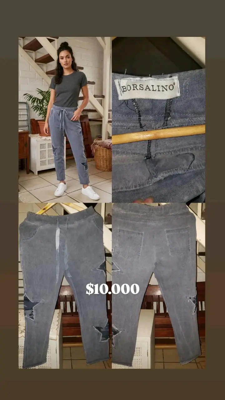 Pantalones Borsalino grises