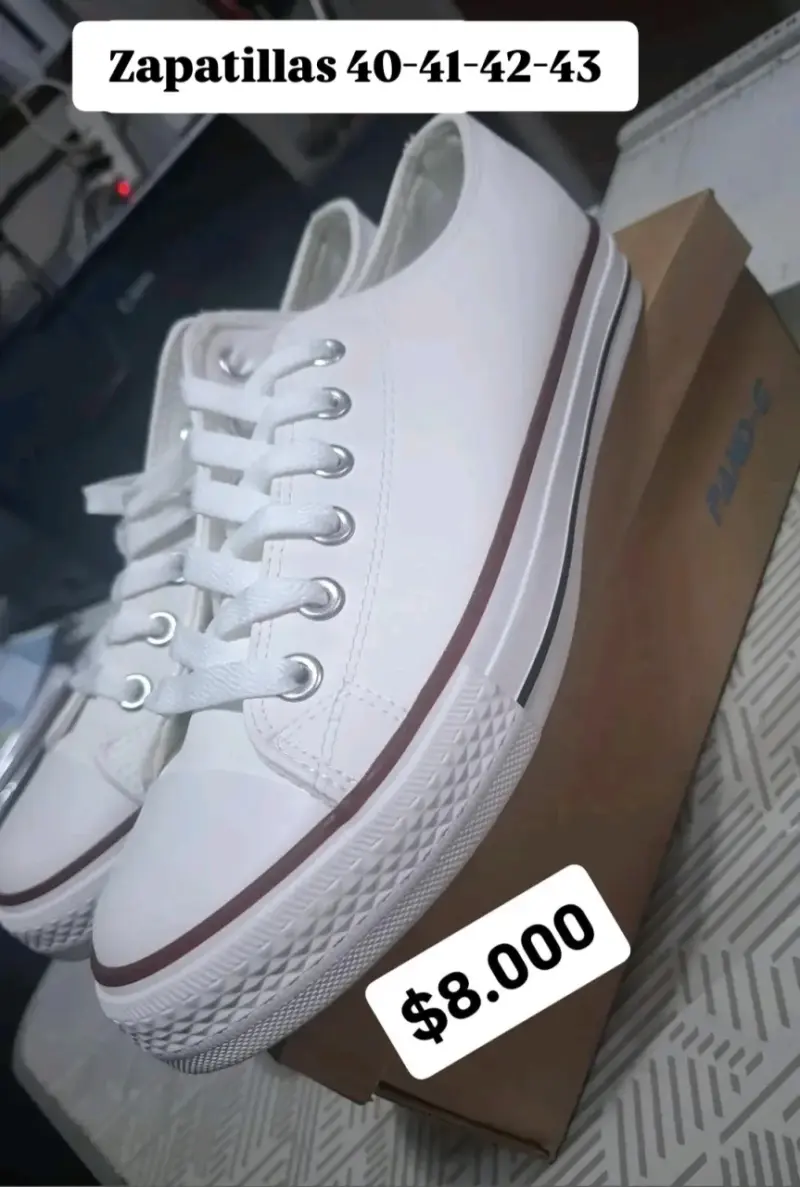 Zapatillas blancas unisex