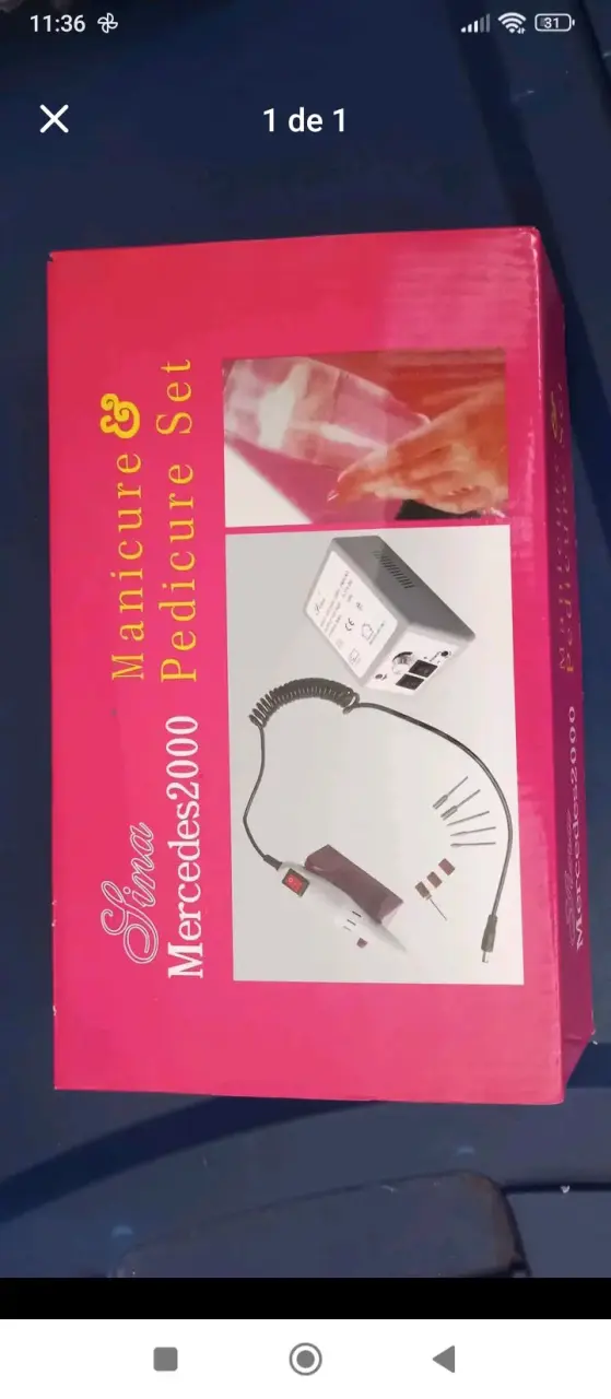 Set manicuría y pedicuría Sina