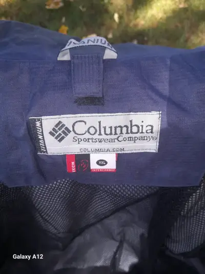 Chaqueta impermeable Columbia azul - miniatura 4