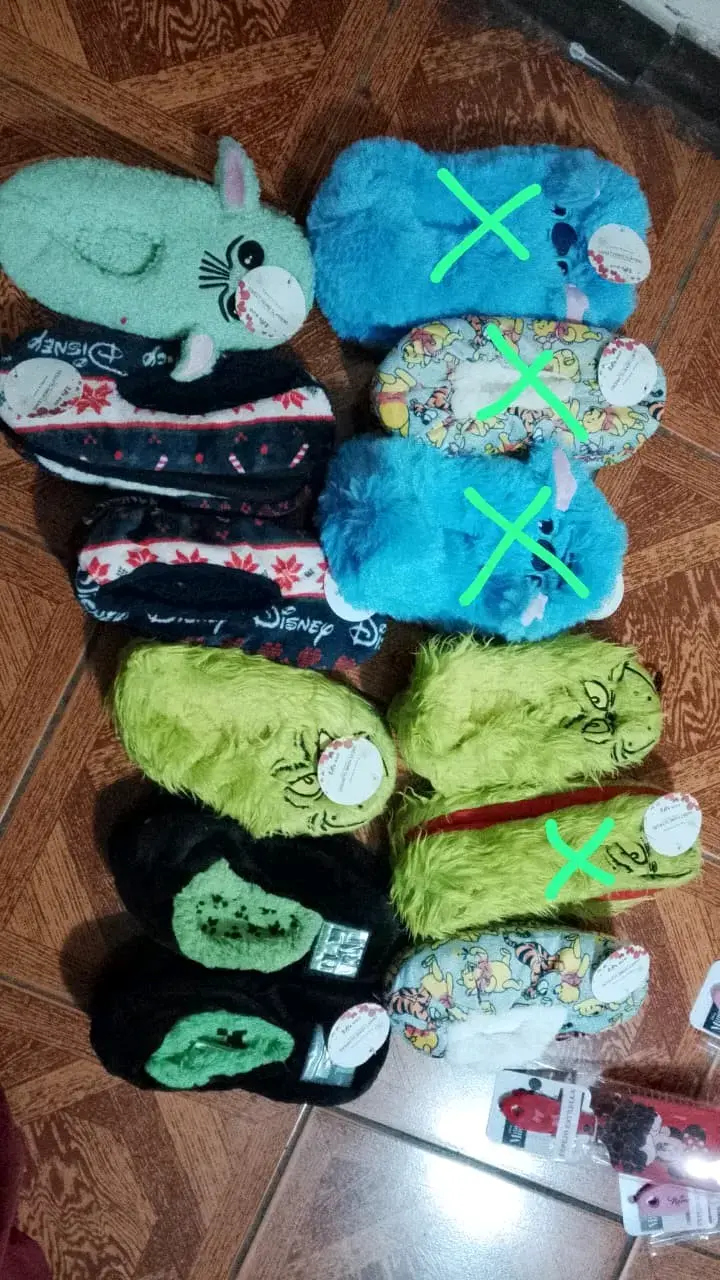 Pantuflas de personajes Disney