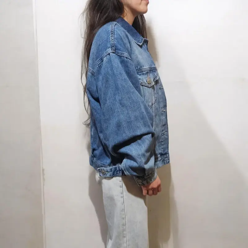 Chaqueta de mezclilla azul - 2